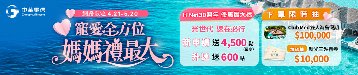 寵愛全方位，媽媽禮最大
