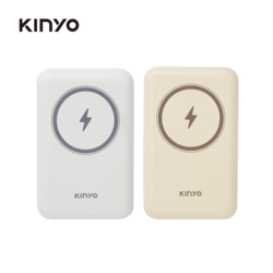 【KINYO】磁吸無線行動電源10000mAh